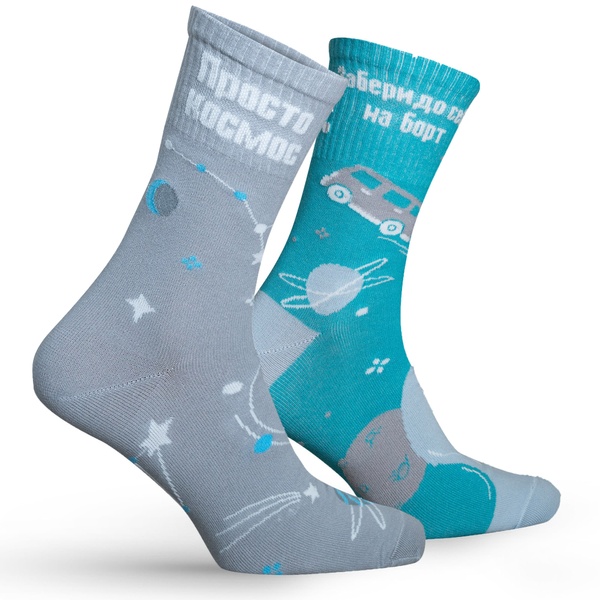 Set of Premier Socks Flew Together, Unisex, 2 Pairs in a Set, size. 36-39, 40-42, 43-45