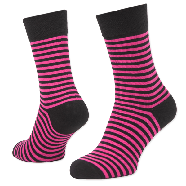 Premier Socks Raspberry stripe, unisex, size 40-42, 43-45