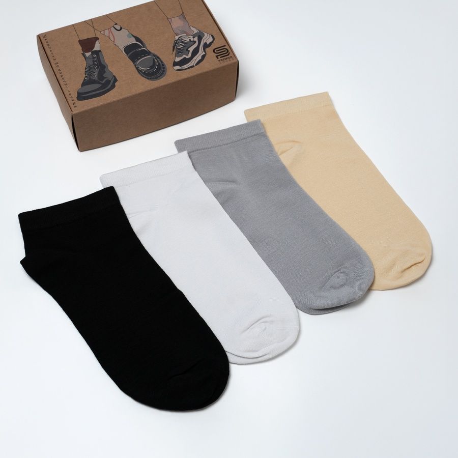 Купити Набір шкарпеток Premier Socks "Комфорт без питань", 4 пари в наборі, розм. 36-39, 40-42, 43-45, Україна; 400 грн Арт. 2025_34_M