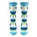 Premier Socks "Blue Flower", size 36-39, 40-42