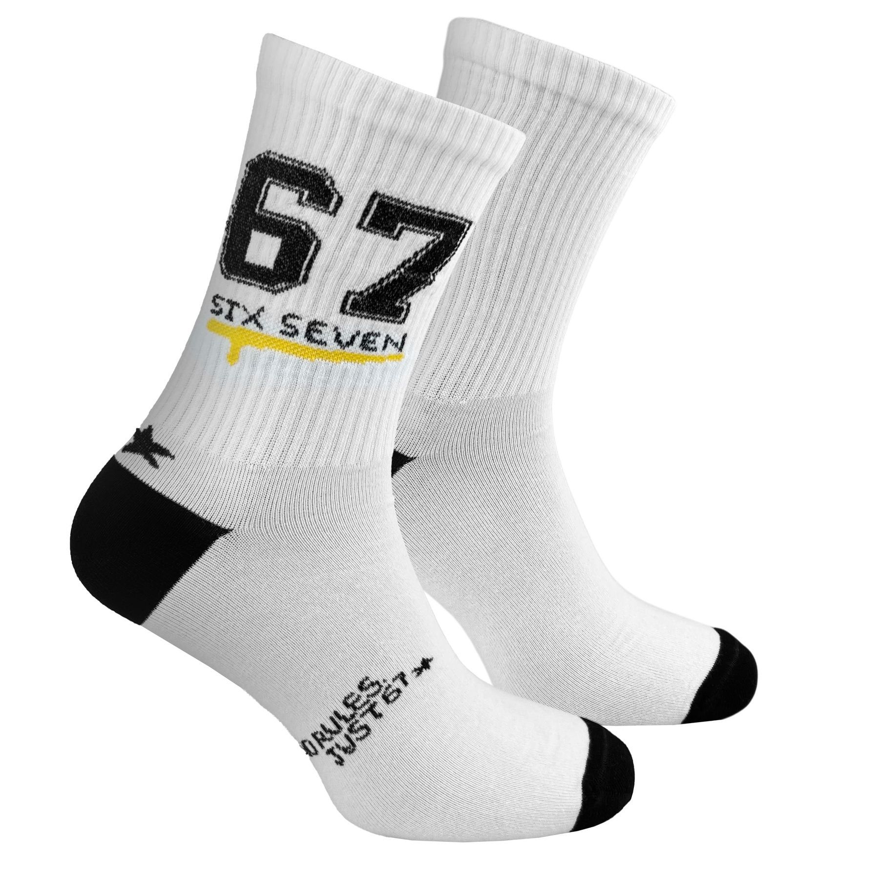 Шкарпетки Premier Socks:“Six Seven White”, унісекс, 36-39, 40-42