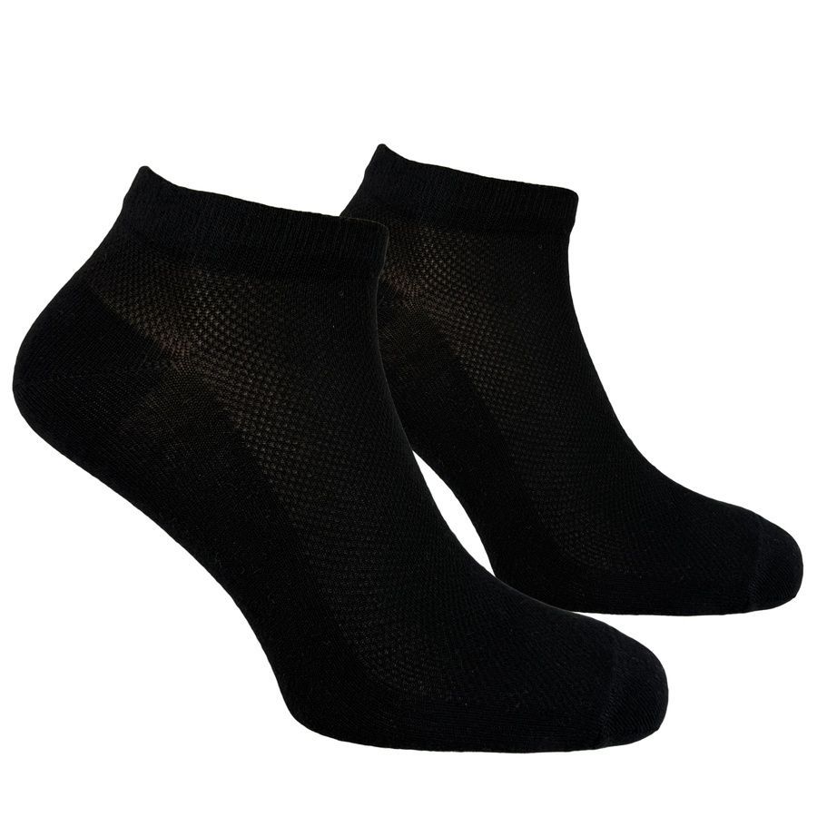 Premier Socks Black unisex mesh socks, sizes 36-39, 40-42, 43-45